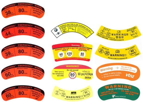 space saver labels