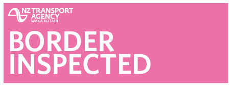 Border inspected sticker