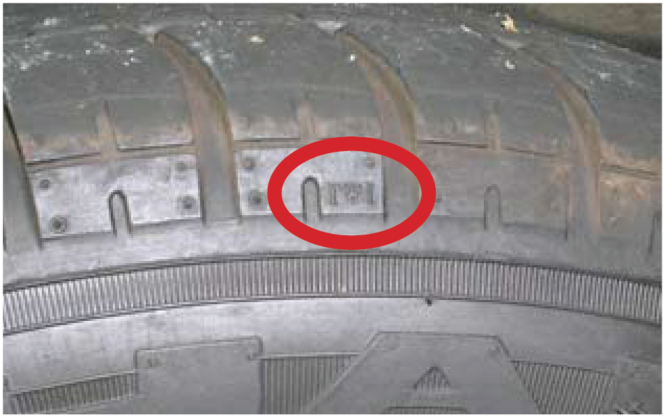 twi mark on tyre